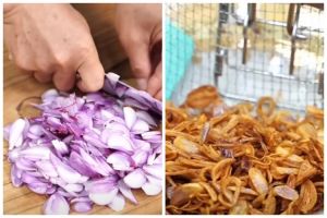 Tak perlu direndam air garam, ini trik bikin bawang goreng agar renyahnya awet sampai sebulan