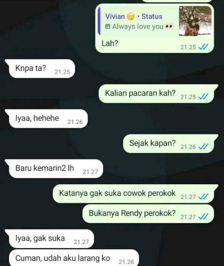 11 Chat lucu kena PHP gebetan ini pengen nangis tapi harus kuat, ngenes abis