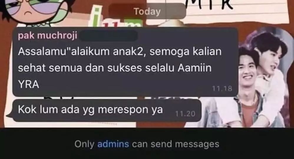 11 Chat lucu kelakuan guru di grup WA ini absurd abis, bikin murid tepuk jidat