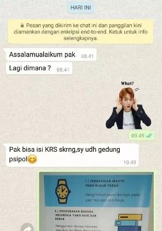 11 Chat lucu mahasiswa dibalas stiker sama dosen ini bikin greget, auto jengkel bacanya