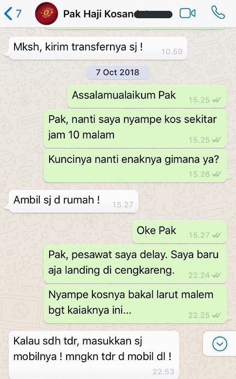 11 Chat lucu orang nyari kos ini bikin ngelus dada, auto nahan kesel bacanya
