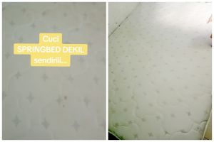 Tanpa alat vakum, ini cara mencuci kasur kusam jadi kinclong seperti baru cuma pakai 1 bahan dapur