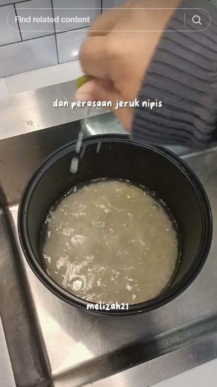 Trik agar nasi tak kering dan berkerak walau disimpan seharian di rice cooker, modal 2 bahan dapur