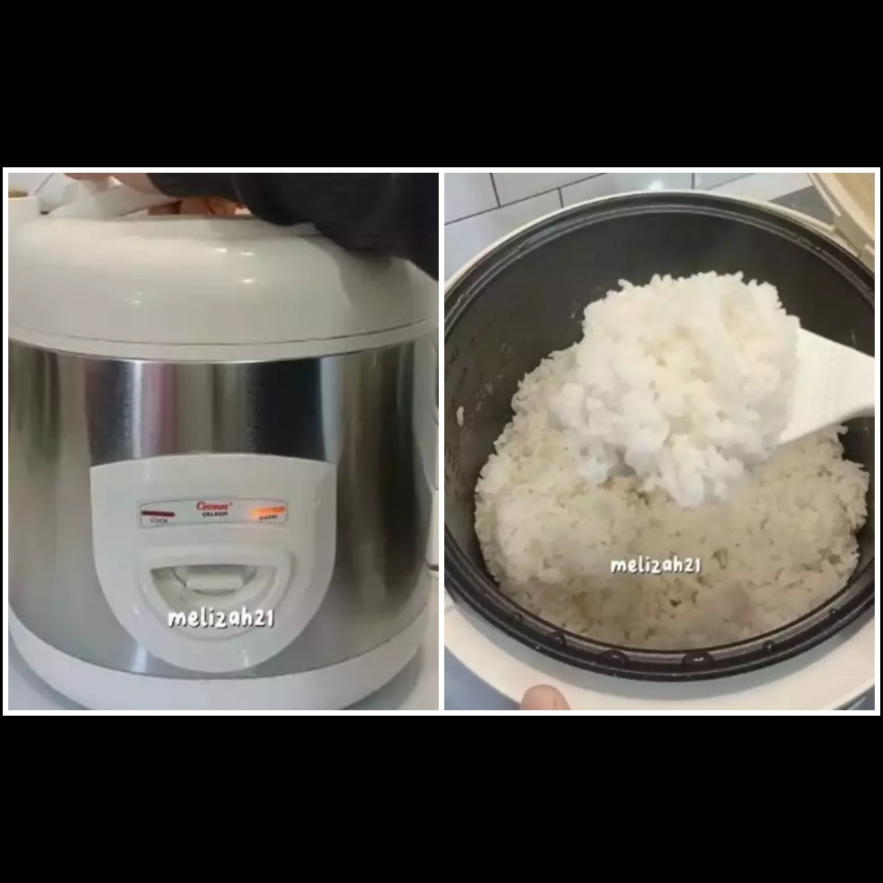 Trik agar nasi tak kering dan berkerak walau disimpan seharian di rice cooker, modal 2 bahan dapur