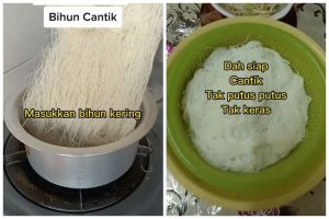 Bukan direbus, begini cara mengolah bihun supaya hasilnya antilembek dan tak mudah putus
