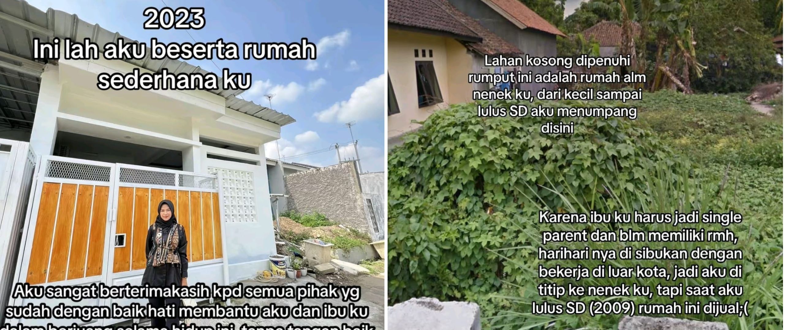 Ikut trend google maps, kisah wanita tinggal di gudang sampai punya rumah sendiri ini bikin haru