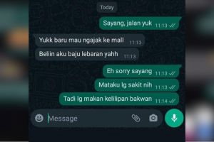 11 Chat lucu strategi nyeleneh nolak permintaan pacar ini alasannya bikin gagal paham, ada aja idenya