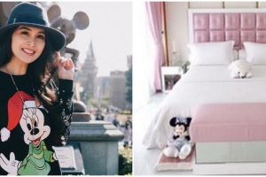 Pecinta princess Disney, 9 potret kamar tidur Sandra Dewi sebelum nikah tampilannya imut serba pink