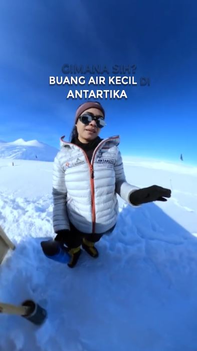 Cerita wanita WNI jelajahi Antartika, bagikan cara buang air tanpa toilet tapi pakai alat khusus