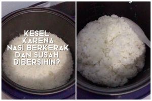 Jangan langsung diaduk, ini cara mudah menyimpan nasi di rice cooker agar tak kering dan mengerak