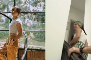 Penganut konsep minimalis, 9 potret kamar Angela Gilsha ini cuma ada 1 lemari tanpa walk in closet