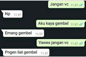 11 Chat lucu insecure sama dengan pasangan ini bikin pesimis, kurang motivasi nih