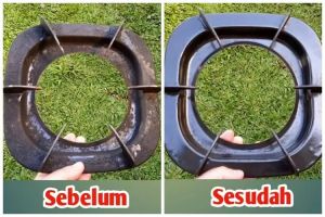 15 Cara membersihkan karat pada kompor, mudah pakai bahan rumahan