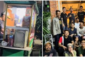 Pria ini diajak bukber nggak bisa karena harus dagang, aksi tak terduga teman-temannya bikin haru