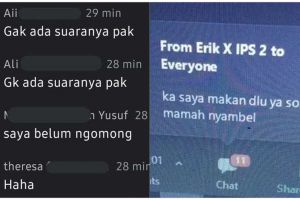 11 Chat lucu saat Zoom Meeting ini receh abis, bacanya bikin cekikikan