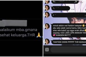 11 Chat lucu minta THR saat Lebaran ini bikin geleng kepala, penuh dengan modusnya