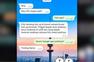 11 Chat lucu percakapan tentang film ini endingnya bikin emosi, auto tepuk jidat