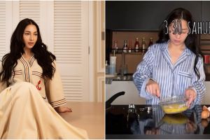 11 Potret keseharian Nikita Willy jadi ibu rumah tangga, siapin sahur tanpa bantuan ART