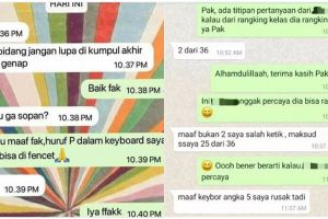 11 Chat lucu salah paham guru dan murid ini randomnya nggak ada obat, absurd abis bikin senyum tipis