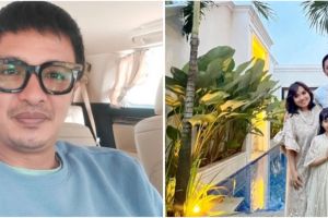 Rumah barunya mewah berkonsep American Style, 9 potret kolam renang Eza Yayang nyambung dengan taman
