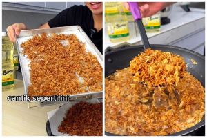 Trik goreng bawang merah agar tak mudah gosong dan garing tahan lama meski tanpa tepung