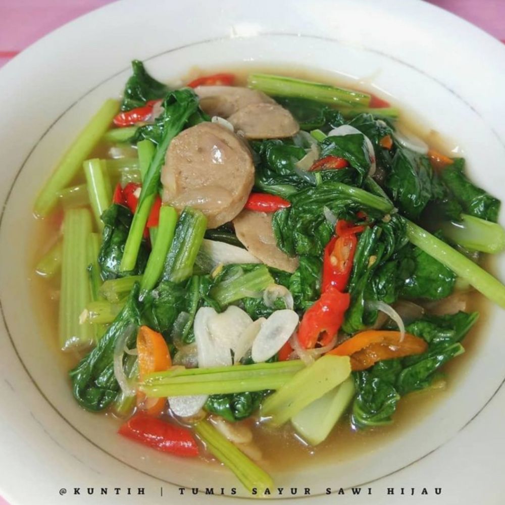 13 Resep sayur sawi untuk sajian Lebaran, bergizi, enak, praktis, dan bikin nambah nasi