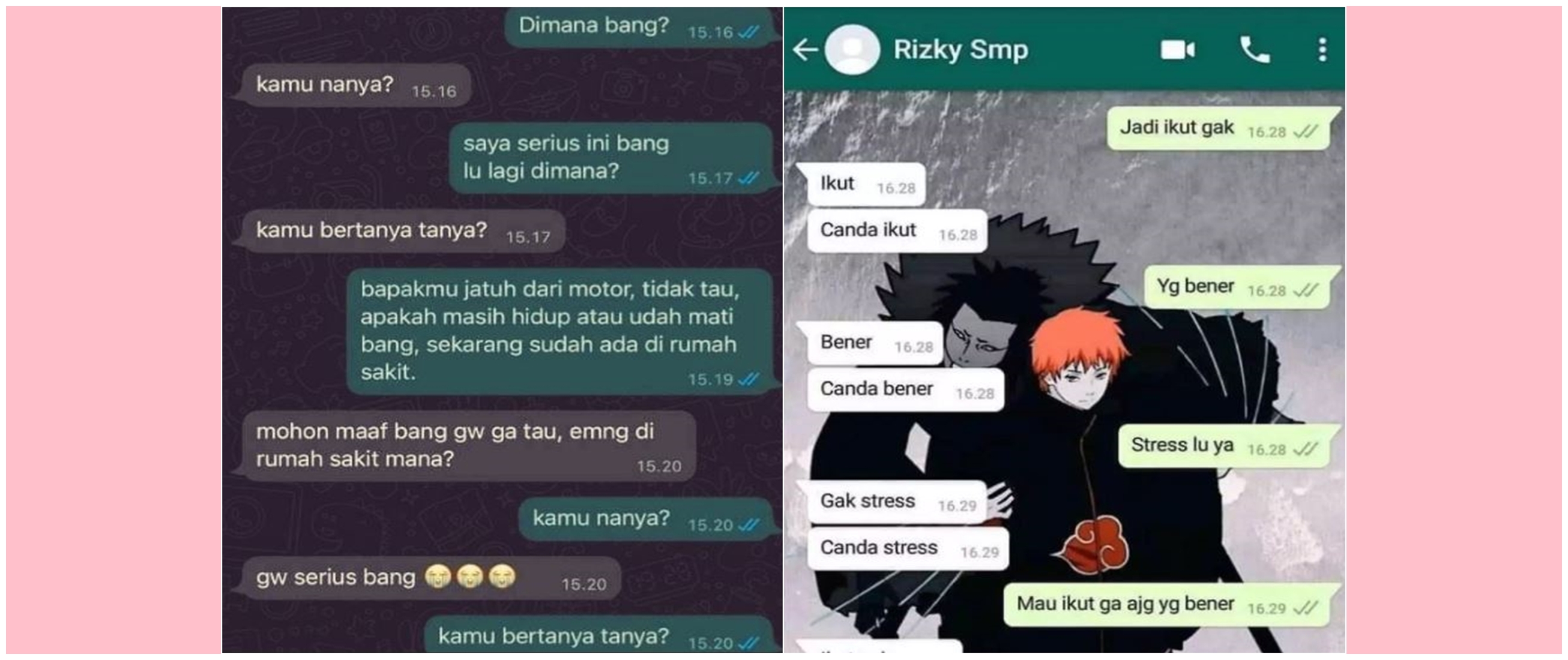 11 Chat lucu serius malah dijawab bercanda ini endingnya bikin kesal sekaligus menyesal