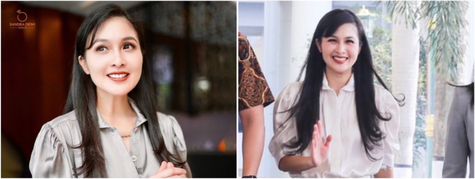 9 Momen Sandra Dewi tiba di Kejagung untuk diperiksa, senyum manisnya jadi sorotan