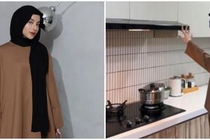 Dulu masak pakai tungku, ini 11 potret dapur Aghnia Punjabi yang mewah pakai kompor induksi