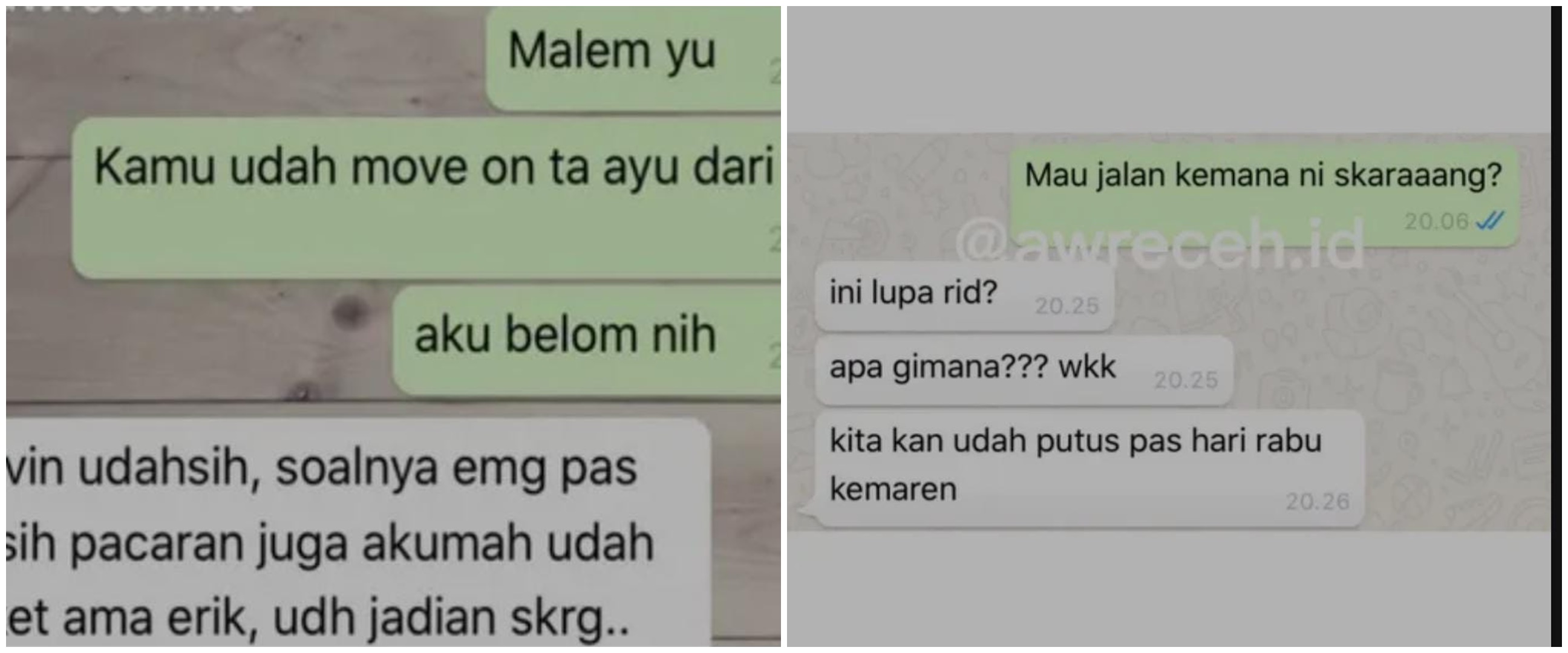 11 Chat lucu sama mantan bikin gagal move on, udah terbang tinggi malah dihempas kenyataan