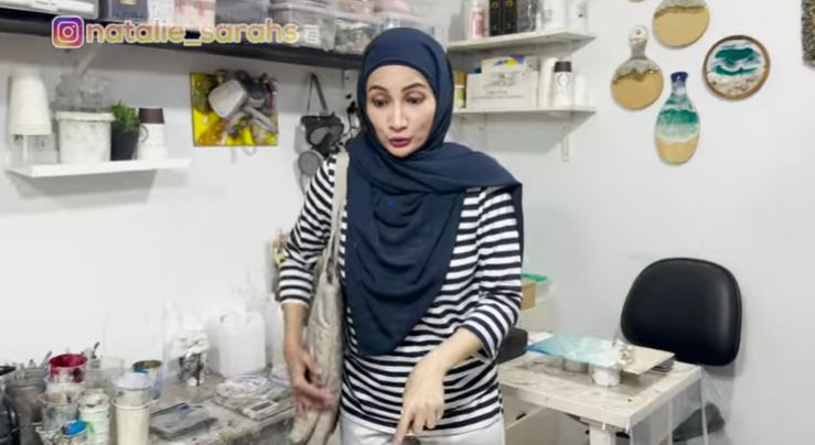9 Potret studio resin art Natalie Sarah, hasil karyanya bikin takjub