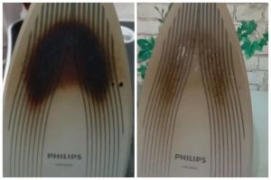 Tak dioles pasta gigi dan lilin, ini trik hilangkan kerak gosong hitam di setrika pakai 1 bahan dapur