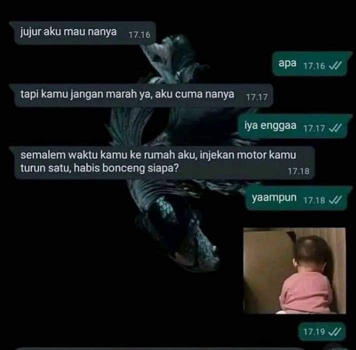 11 Chat lucu menghadapi pertanyaan intimidasi dari pacar ini bikin susah nelan ludah, auto skakmat