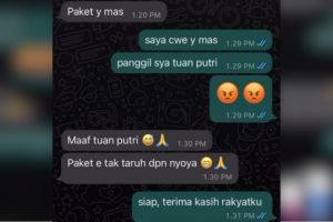 Akrabnya bak temenan puluhan tahun, 11 chat lucu antara kurir dan pelanggan ini bikin senyum tipis
