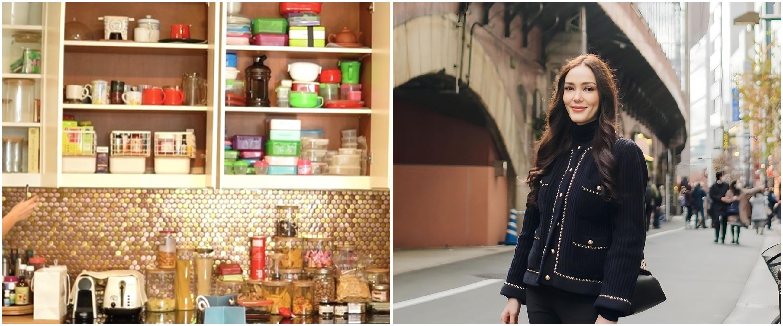 Dulu semrawut, 9 potret dapur Cathy Sharon bergaya modern French usai dimakeover hasilnya rapi pol