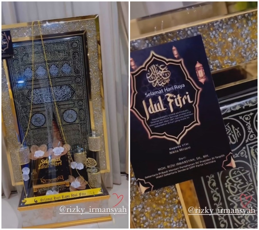 Nikita Mirzani pamer hampers mewah dari Rizky Irmansyah, isinya bikin mupeng