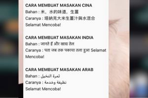 11 Chat lucu percakapan tentang resep makanan ini bacanya langsung badmood, auto nggak jadi masak