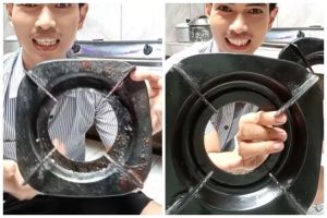 Kinclong dalam 15 menit tanpa air panas, ini trik bersihkan kerak tungku kompor pakai 3 bahan dapur