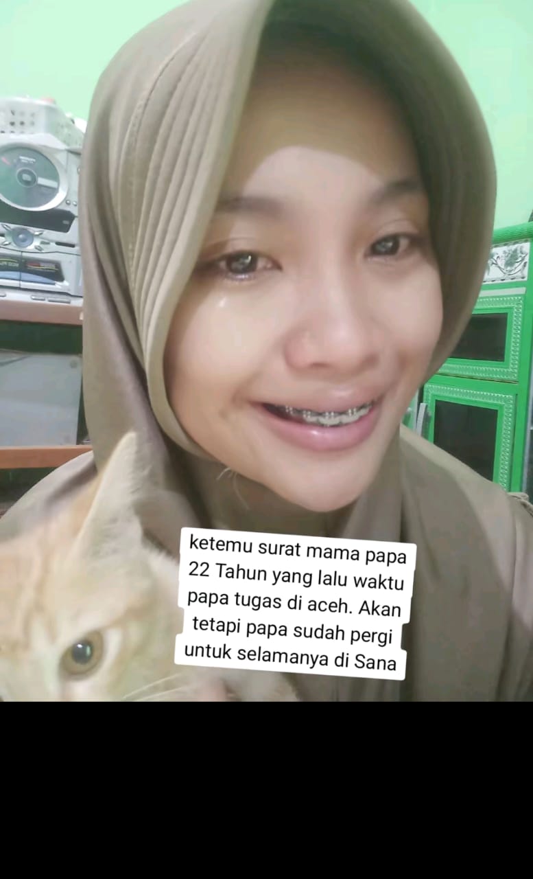 Wanita temukan surat dari ayah untuk ibunya saat bertugas di Aceh 22 tahun lalu, isinya bikin sedih