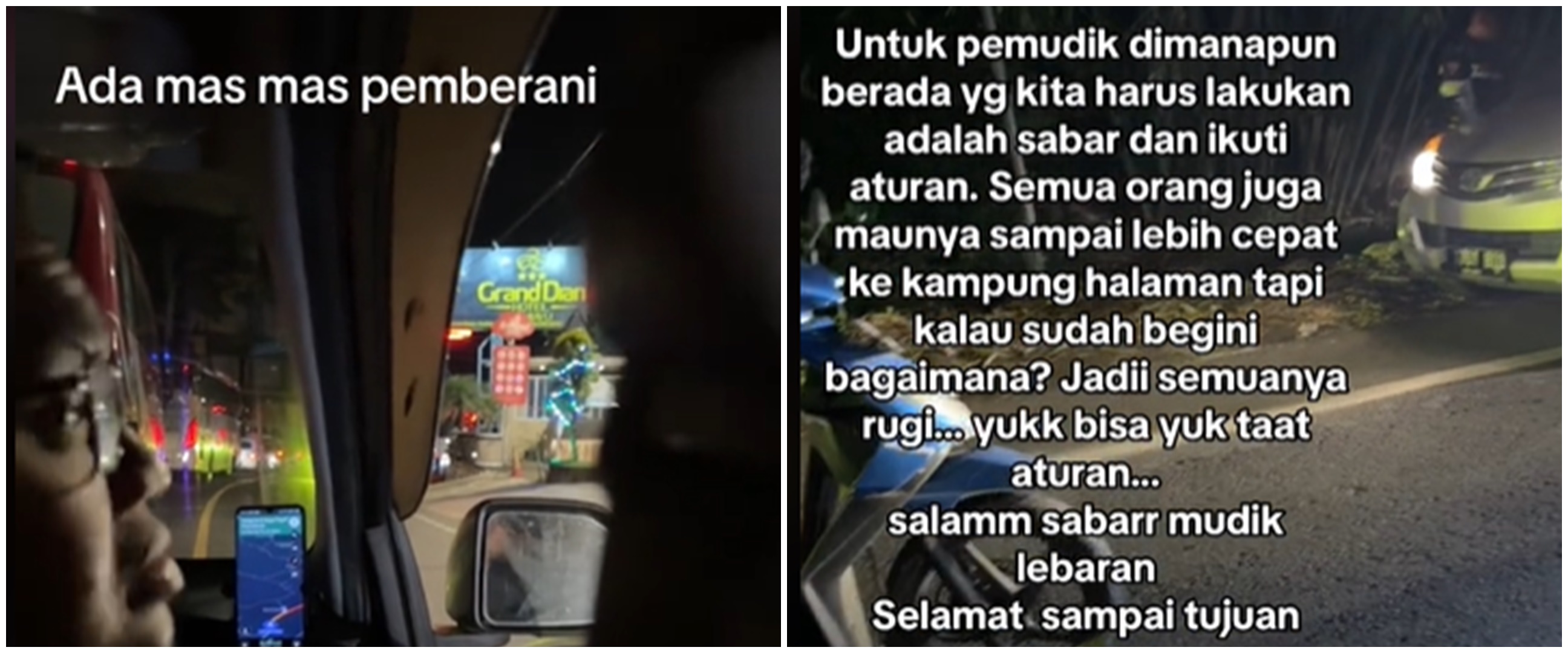 Geram dengan orang lawan arah saat mudik Lebaran, aksi pria ini di luar dugaan dan tuai pujian