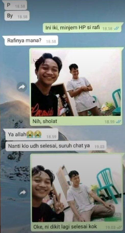 11 Chat lucu orang ngirim PAP ini ekspresinya bikin susah nahan senyum, absurd pol