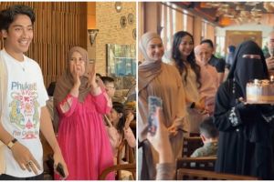 9 Potret Ummi Pipik rayakan ulang tahun Abidzar ke-23, momen tiup lilinnya jadi sorotan