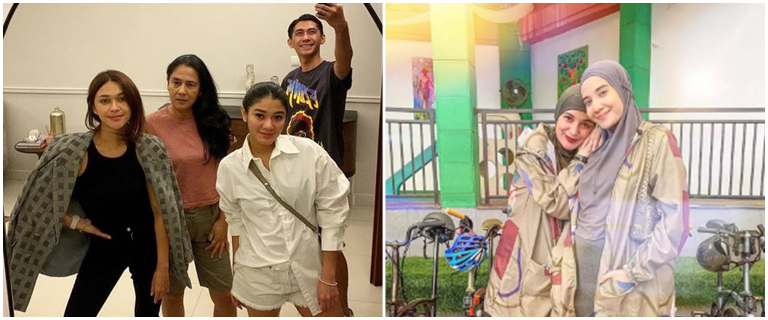 Potret 9 seleb reka ulang foto lawas bareng keluarga, gaya Mirdad Family’s bikin salah fokus