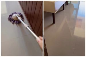 Tanpa diberi cuka, ini trik mengepel lantai granit agar lebih bersih dan kinclong tambah 2 bahan dapur
