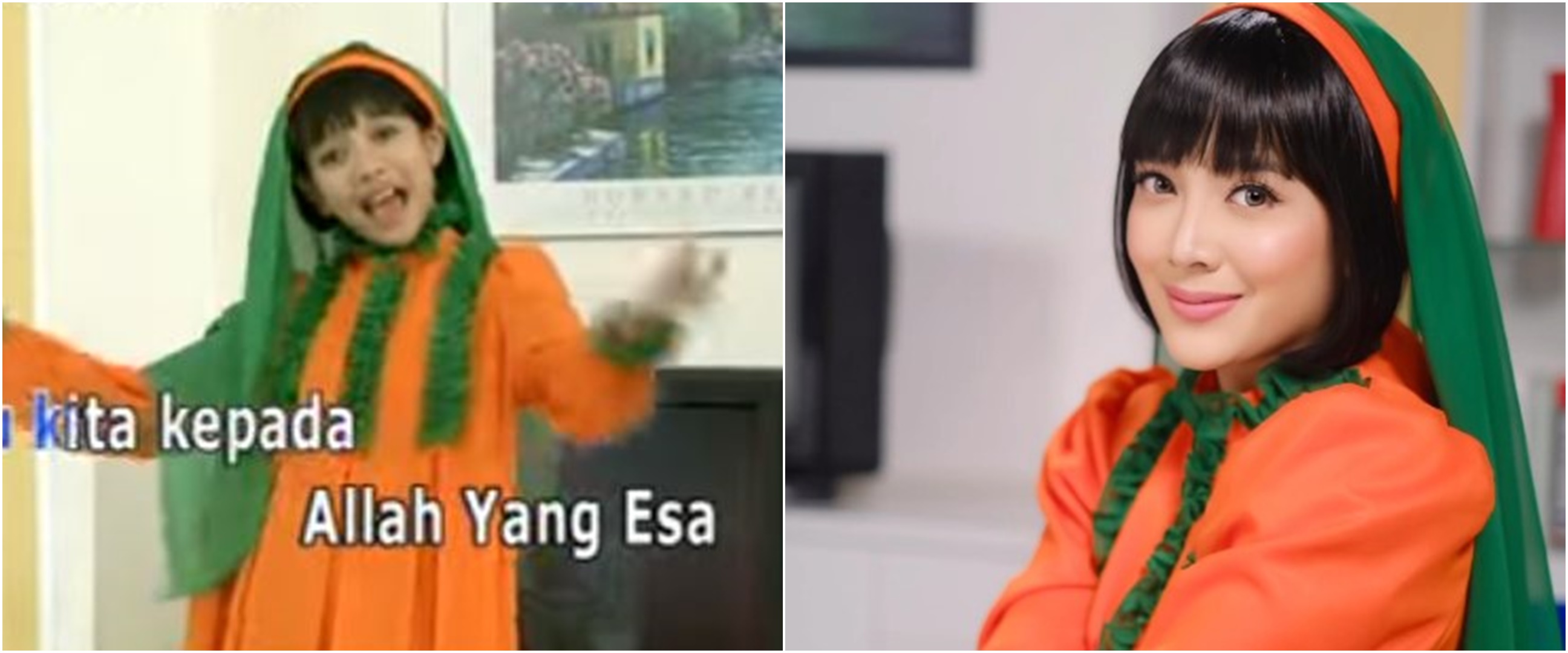 Disangka video lama, 9 potret Dea Ananda recreate lagu 'Baju Baru' ala 90-an ini bikin takjub