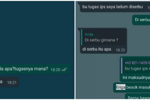 11 Chat lucu murid dan guru ngomongin tugas ini bikin ngelus dada, auto pengin cepat lulus