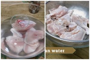 Tanpa jeruk nipis, ini trik menghilangkan sisa darah daging ayam agar tak amis pakai 2 bahan dapur