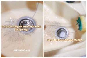 Tanpa disikat kuat, ini cara hilangkan bau tak sedap di wastafel cuci piring cuma pakai 2 bahan dapur