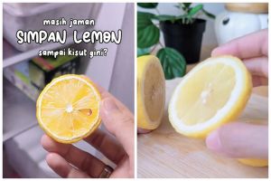 Cuma pakai 1 alat sederhana, ini cara mudah simpan sisa lemon agar awet dan tak keriput