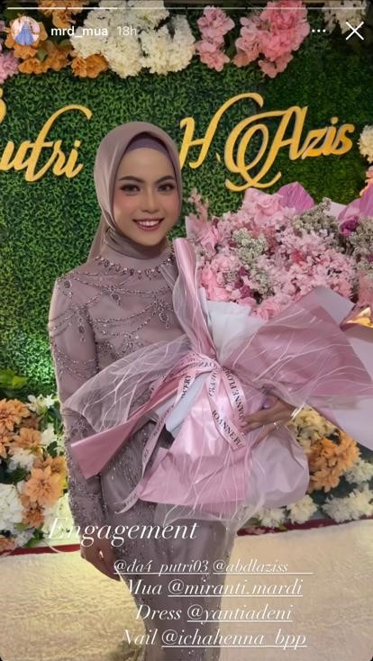 Dipinang pakai uang panai Rp 2 M, 11 potret Putri DA dari lamaran sampai menikah, cantiknya manglingi